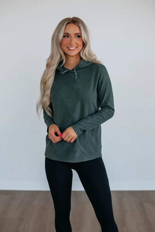 Affordable Fashion for Women Miya Hoodie - Peacock