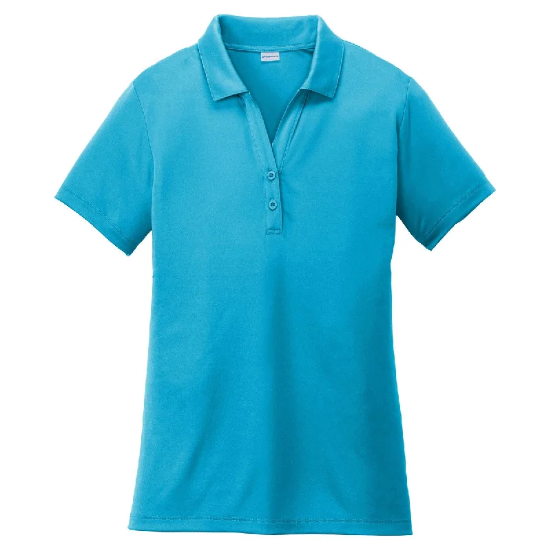 High End Fashion Sport-Tek Women's Atomic Blue PosiCharge Competitor Polo