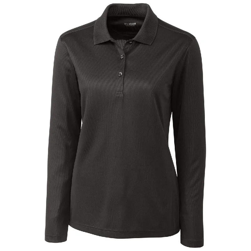 Flash Sale Event Clique Women's Titan Long Sleeve Ice Pique Polo