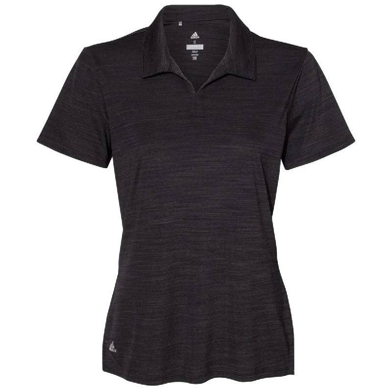 Formal Attire For Women adidas Women's Black Melange Sport Polo