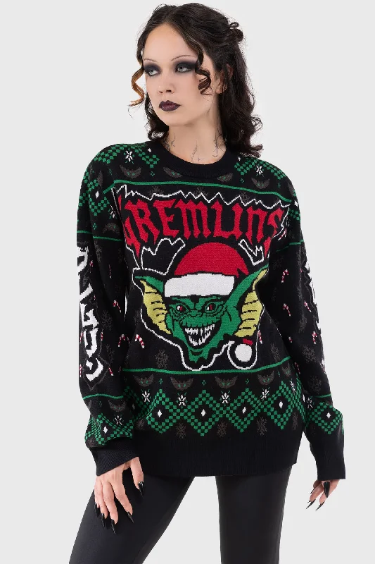 Discount Price The Gremlins Are Coming Sweater