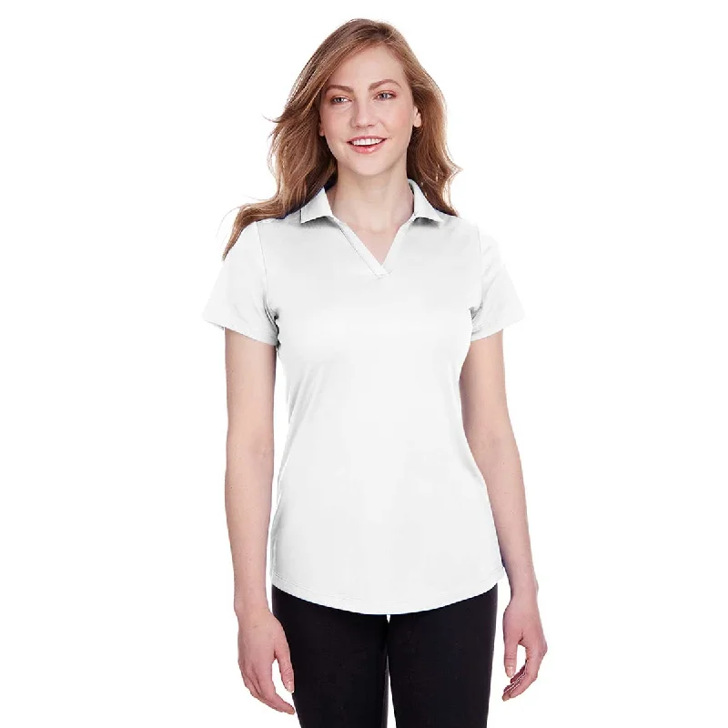 Timeless Classics Puma Golf Women's Bright White Icon Golf Polo