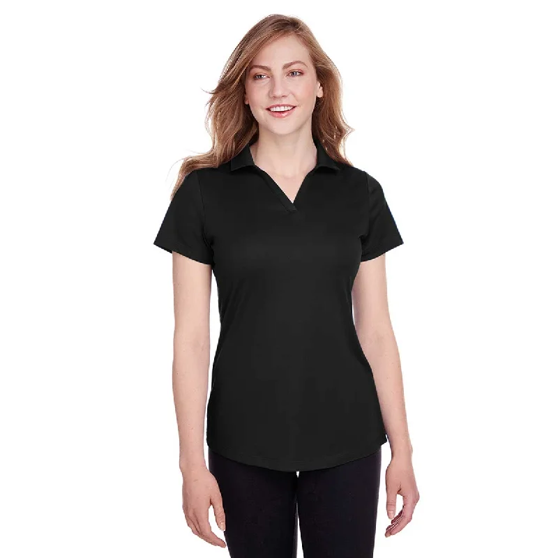 Women's Attire Puma Golf Women's Black Icon Golf Polo