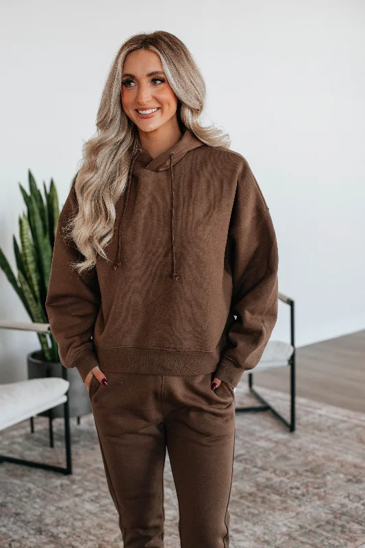 Versatile Women's Clothing for All Occasions Reyes Lounge Hoodie - Chocolate