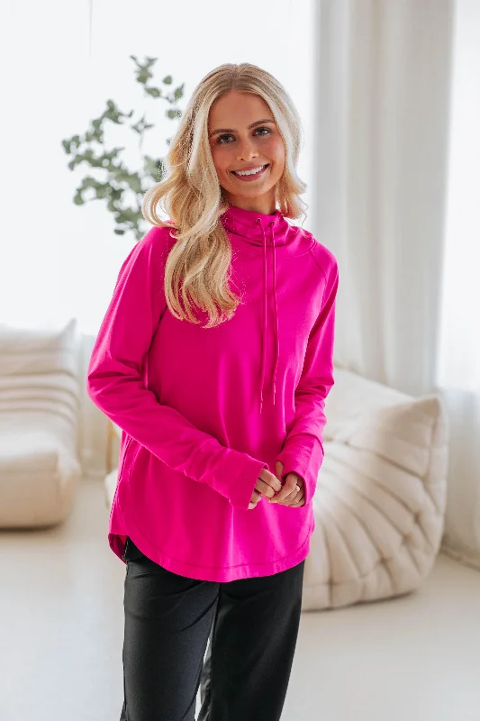 Casual Fashion for Women Alice Active Hoodie - Fuchsia