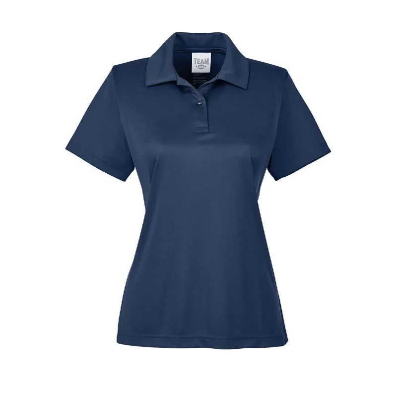 Women's Plus-Size Outfit Team 365 Women's Sport Dark Navy Zone Performance Polo