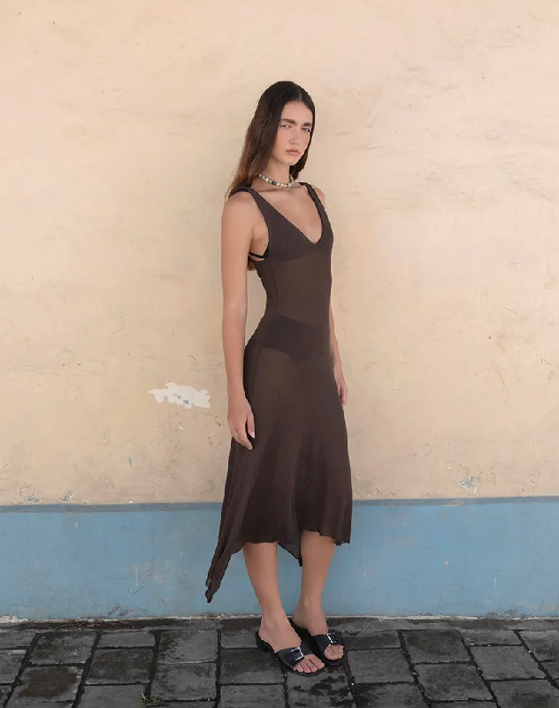 Woman Clothing Rabindra Maxi Dress in Brown