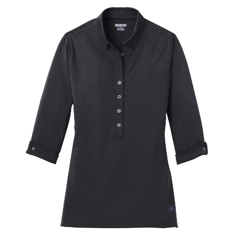 Women's Layered Outfit OGIO Women's Black Gauge Polo