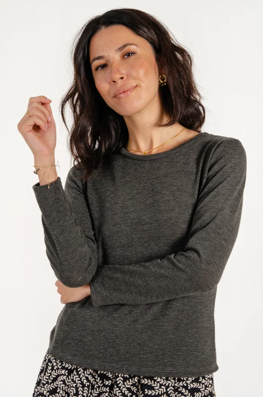 Women's Casual Dresses LILIANA SWEATER // DARK GRAY