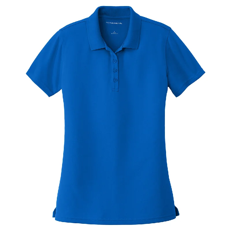 Women Online Clothing Boutiques Port Authority Women's True Royal Dry Zone UV Micro-Mesh Polo