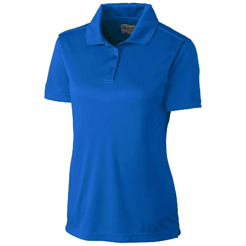 Women's Work Apparel Clique Women's Royal Blue Parma Polo