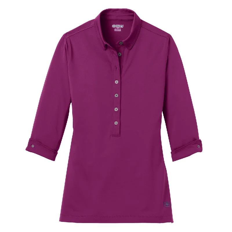 Stylish Savings OGIO Women's Berry Burst Gauge Polo