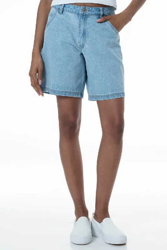 Women's Evening Attire Bermuda Denim Shorts _ 151996 _ Light Wash