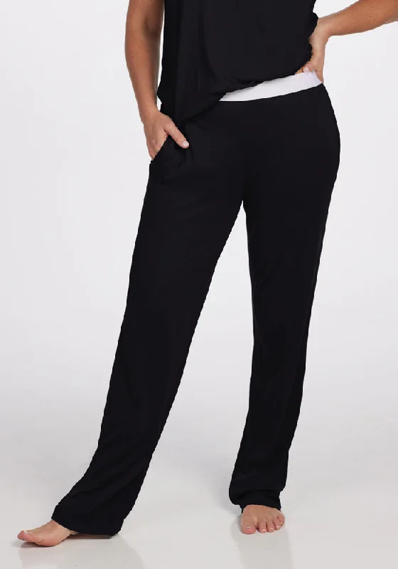 Vintage Women's Fashion Maya Lounge Pants - Black