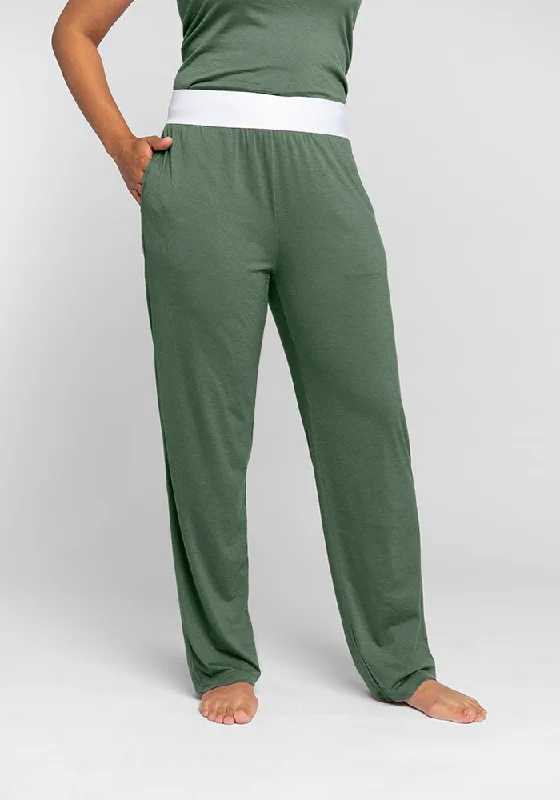 Women's Fashion Essentials Maya Lounge Pants - Duck Green