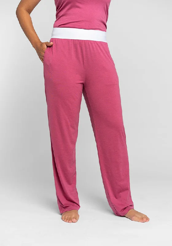 Classic Women's Clothing Styles Maya Lounge Pants - Red Violet