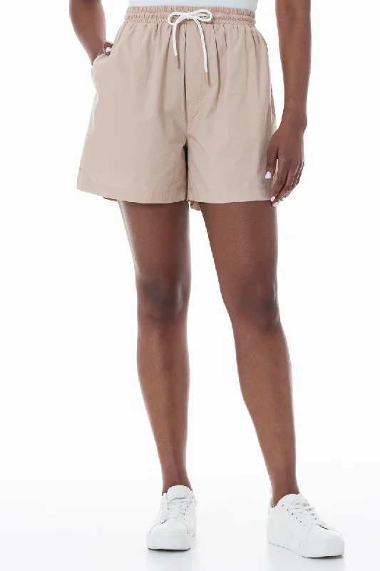 Casual Attire For Women Pull On Shorts _ 151989 _ Stone