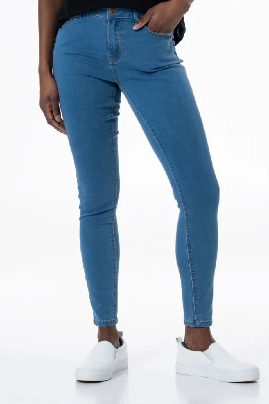 Women Apparel Rf01 Mid-Rise Skinny Jeans _ 135674 _ Mid Wash