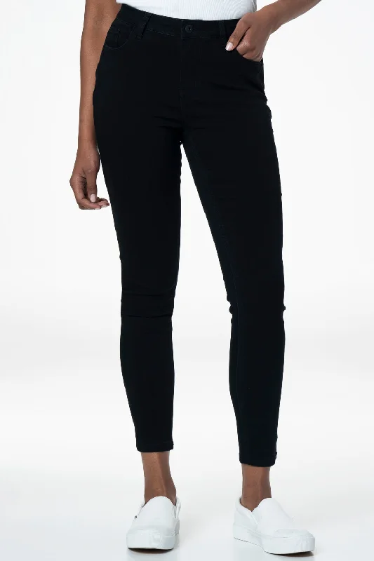 Current Trends Rf01 Mid-Rise Skinny Jeans _ 140837 _ Black