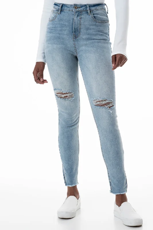 Affordable Luxury Women's Apparel Rf05 Hi-Rise Skinny Jeans _ 148283 _ Light Wash