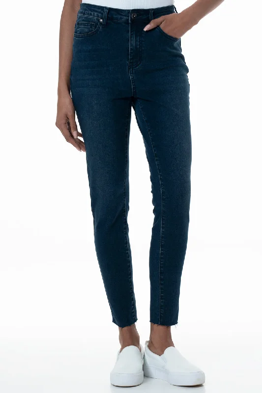 Formal Garments For Women Rf05 Hi-Rise Skinny Jeans _ 155035 _ Dark Wash