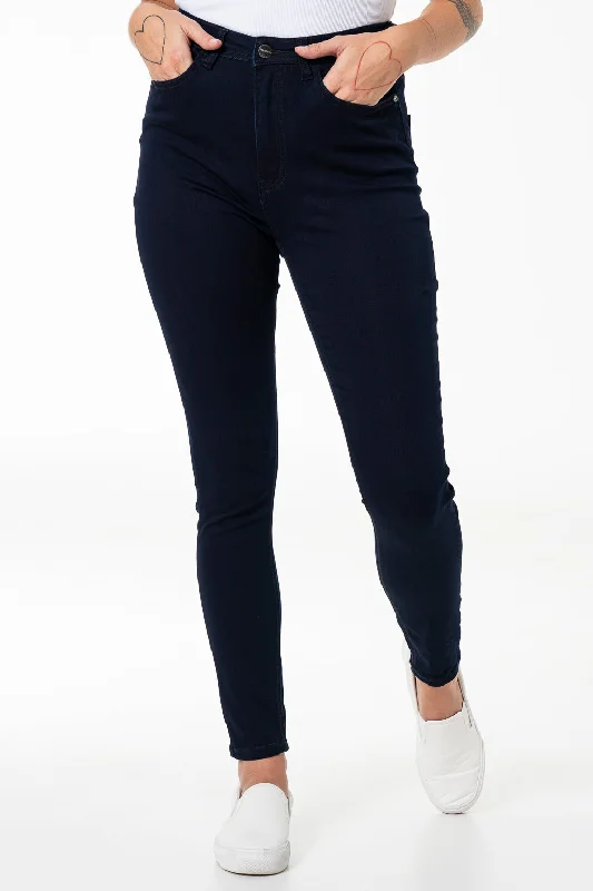 Relaxed Style Rf09 Hi-Waisted Skinny Jeans _ 140835 _ Dark Wash