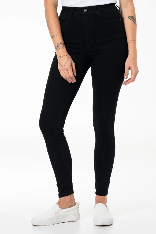 Casual Chic Rf09 Hi-Waisted Skinny Jeans _ 140839 _ Black