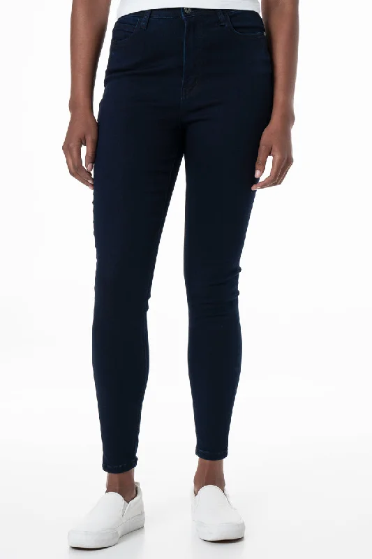 Hot Trends Rf09 Hi-Waisted Skinny Jeans _ 148251 _ Dark Wash