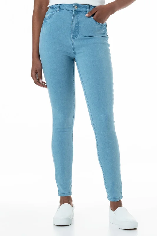 Women's Apparel And Garments Rf09 Hi-Waisted Skinny Jeans _ 151011 _ Light Wash