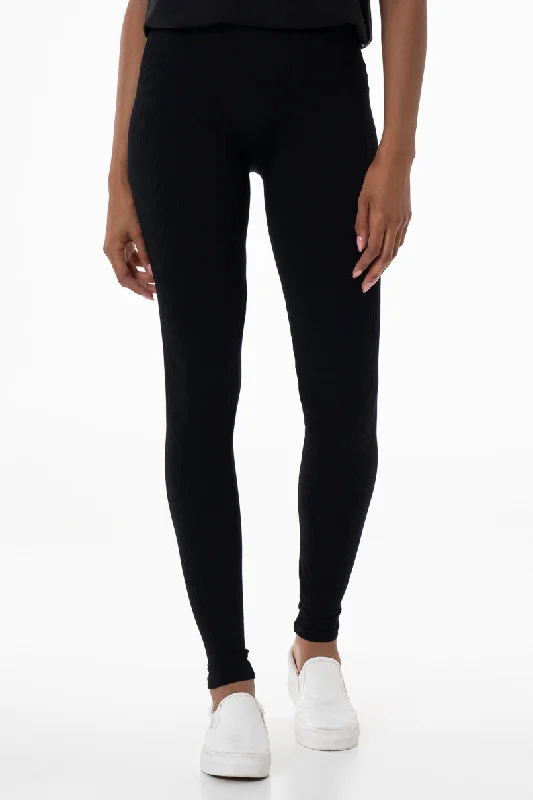 Women's Everyday Garments Seamless Leggings _ 144092 _ Black