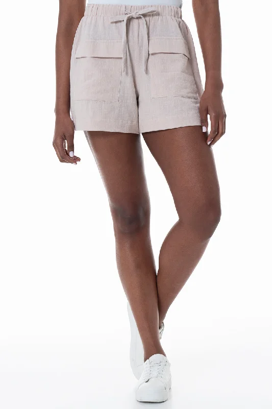 Women's Attire Shorts With Cargo Pocket _ 151993 _ Natural