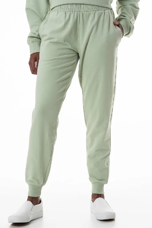 Affordable Women's Outfit Slim Fit Track Pants _ 145609 _ Sage