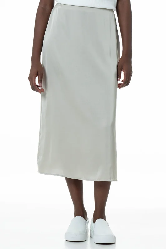 Trendy Women's Dresses Online Slinky Slip Skirt _ 145603 _ Sage