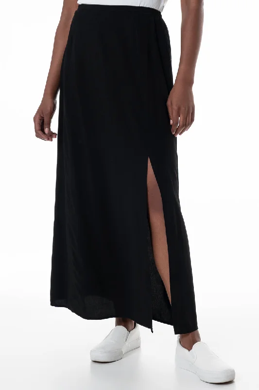 Workwear Fashion for Women Slip Skirt _ 145601 _ Black