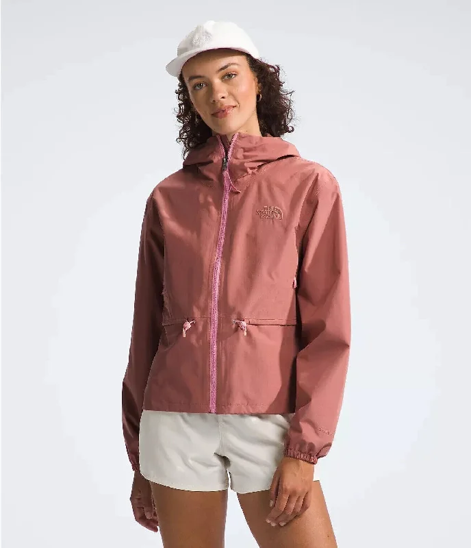 Women's Elegant Evening Attire The North Face Daybreak NF0A86NZNXQ Rain Jacket Women's Pink Full Zip SGN1059