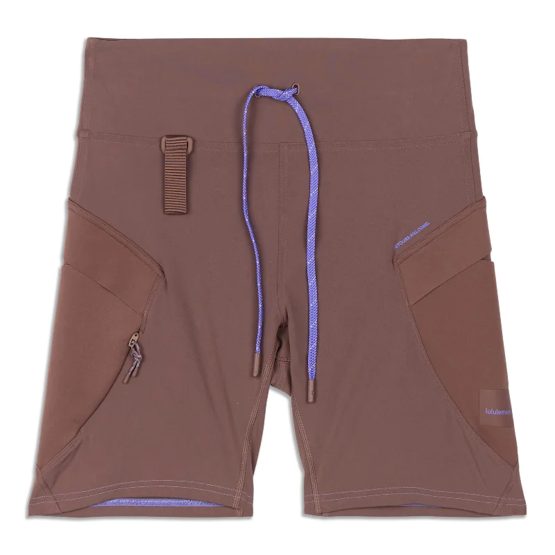 Women's Comfortable Apparel Cargo Super-High-Rise Hiking Short