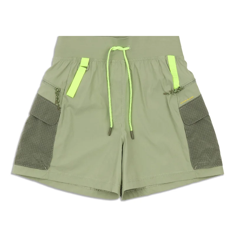 Clothing Online Multi-Pocket Cargo High-Rise Hiking Short