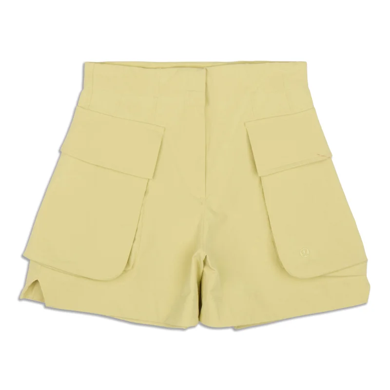 Affordable Online Boutiques Relaxed-Fit Super-High-Rise Cargo Short - Resale