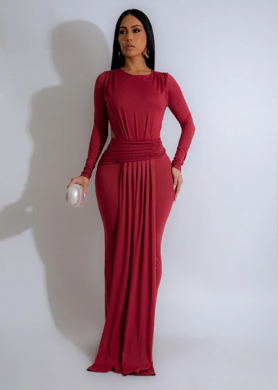 Wardrobe Upgrade Rosewood Reverie Maxi Dress Pink