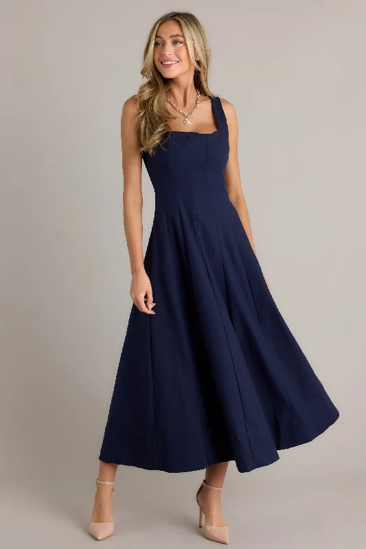 Day To Night Styles Urban Sophistication Navy Maxi Dress