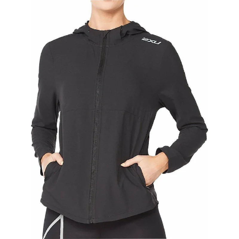 Trendy Women's Apparel for All Seasons 2XU Aero Womens Running Jacket - Black