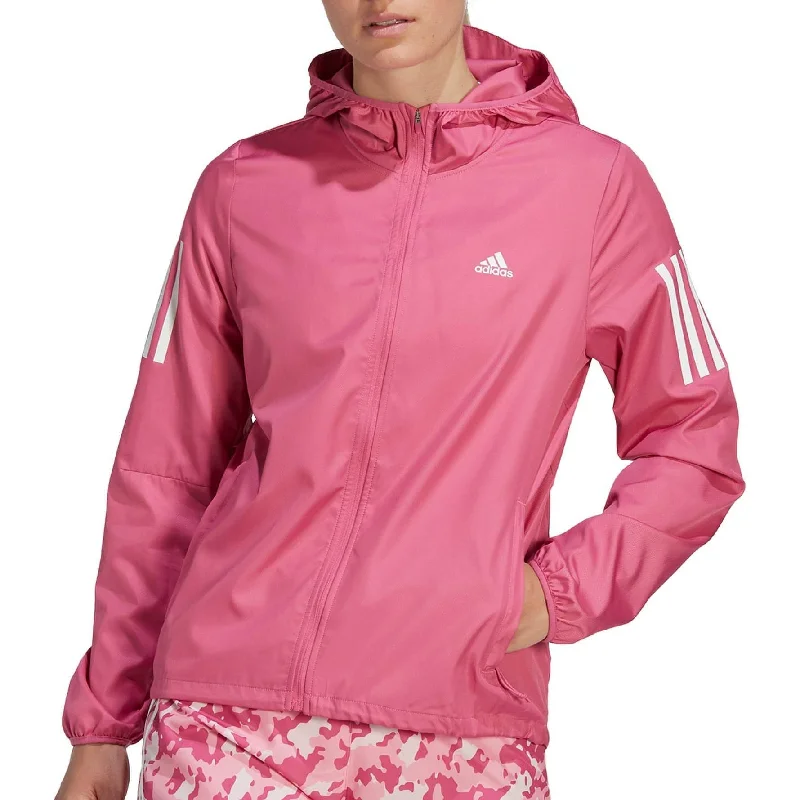 Women's Timeless Attire adidas Own The Run Windbreaker Womens Running Jacket - Pink