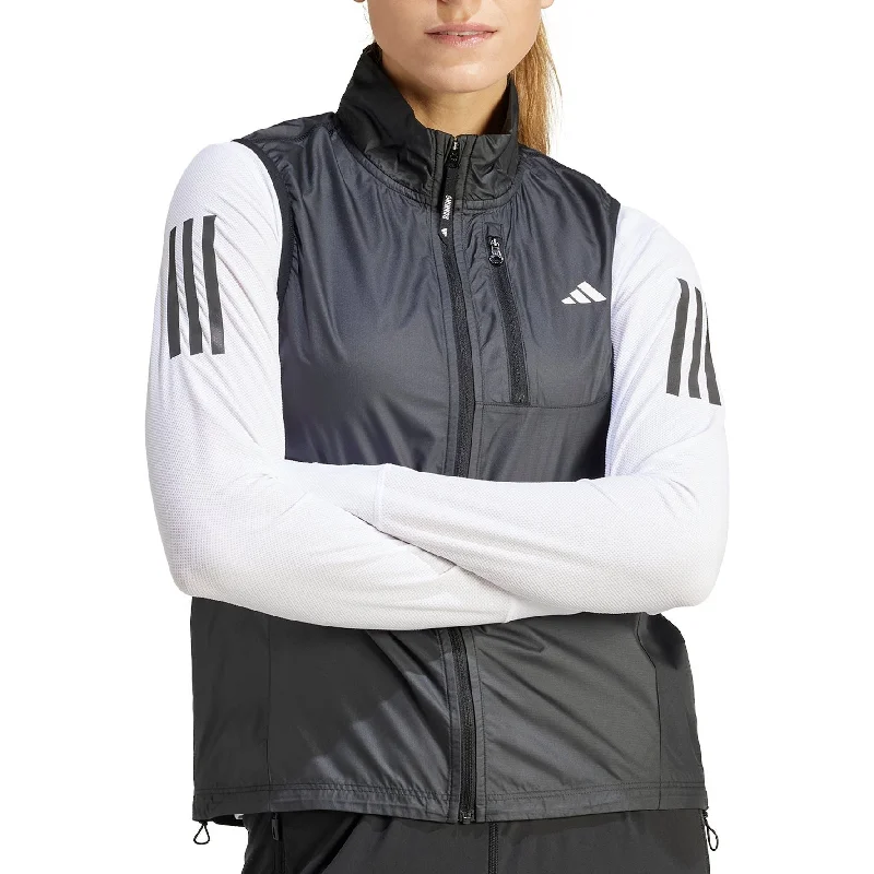 Designer Women's Fashion Online adidas Own The Run Womens Running Gilet - Black