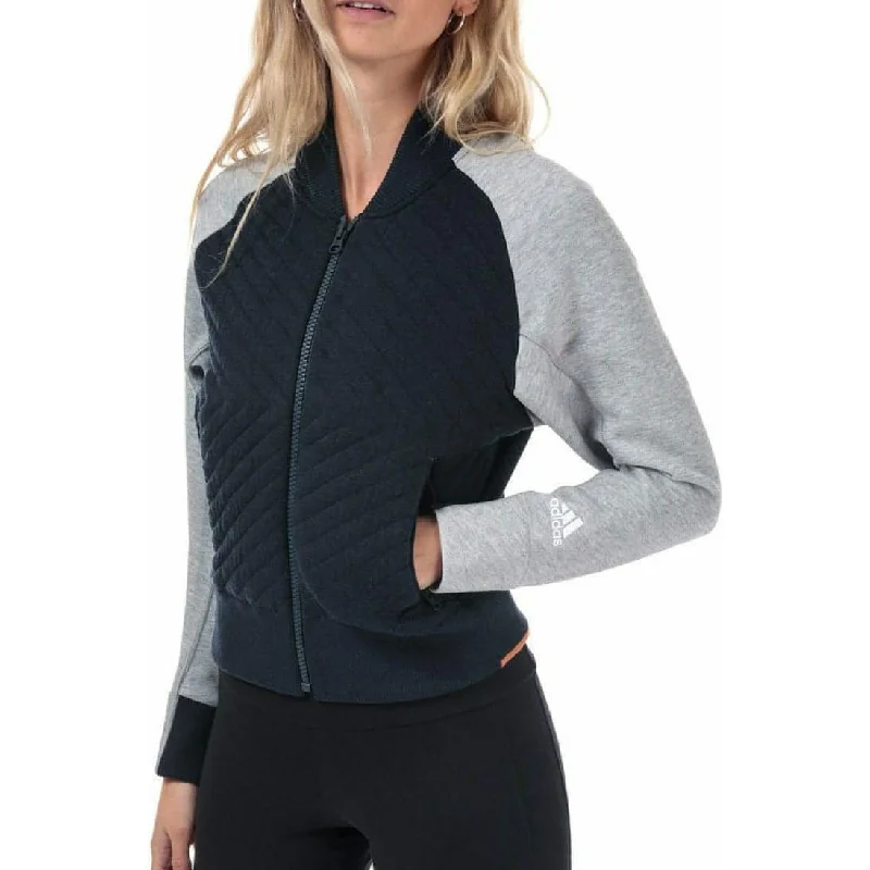 Relaxed Style adidas VRCT PrimeKnit Womens Hybrid Jacket - Navy