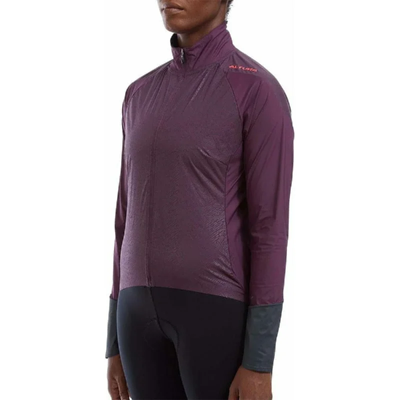 Chic Wardrobe Altura Icon Rocket Packable Womens Cycling Jacket - Purple