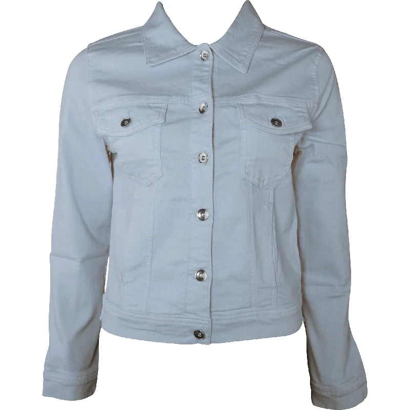 Clothes For Woman Amara Reya AR Feather Womens Denim Jacket - Blue