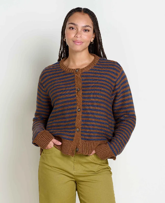 Women's Effortless Casual Outfit Bianca Crew Cardigan