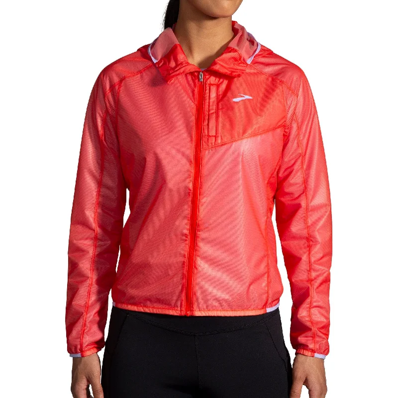 Women's Evening Wear Brooks All Altitude Womens Running Jacket - Red