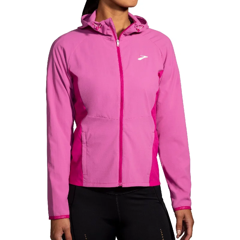 Casual Dresses for Women Brooks Canopy Womens Running Jacket - Pink