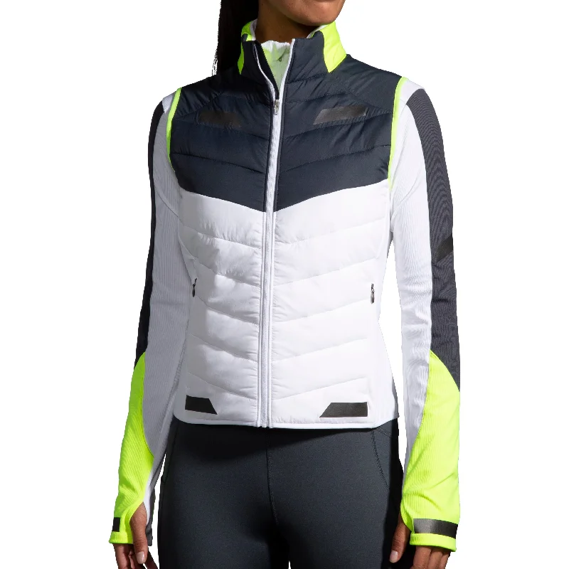 Easygoing Women's Style Brooks Run Visible Insulated Womens Running Gilet - White